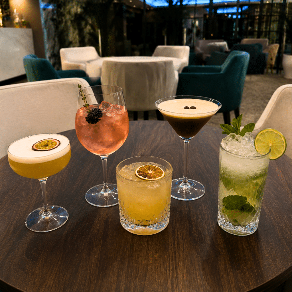 spa and cocktails